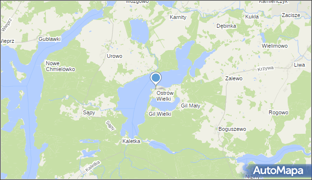 mapa Ostrów Wielki, Ostrów Wielki na mapie Targeo